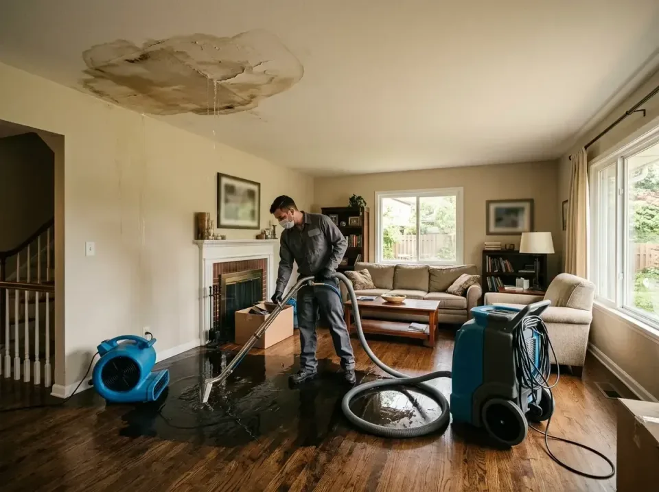 attic-pipe-burst-ceiling-drip-008 — frequently asked questions, Water Damage Restoration & Carpet Care in Pymatuning Central…